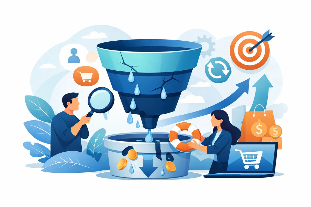 Cómo auditar funnel leaks y recuperar ventas