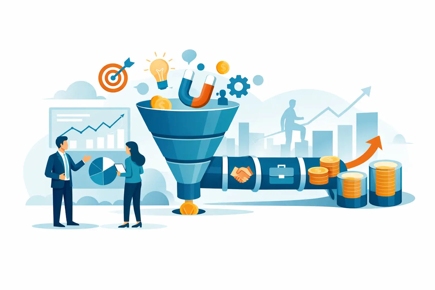 Estrategia de demanda B2B que genera pipeline