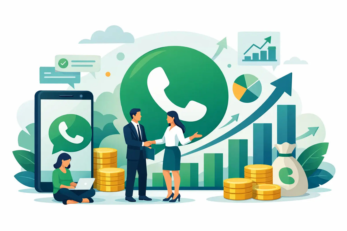 Ejemplo de crecimiento de ingresos con WhatsApp