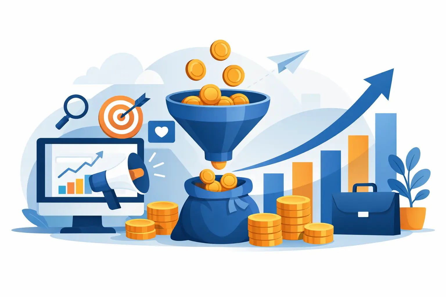 Marketing digital que convierte inversión en ingresos